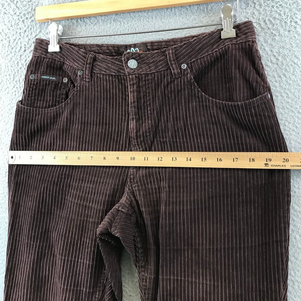 Vintage Squeeze Jeanswear Cotton Corduroy Brown Pants Women’s size 11 - Picture 6 of 9